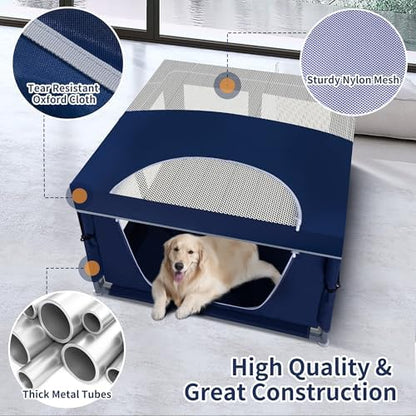 Dog Kitten Playpen with Play Pen Cover - Image 4