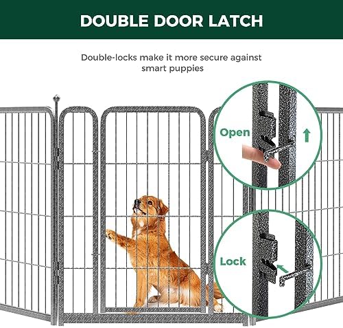 FXW Aster Dog Playpen Designed for Yard, 24 Panels - Image 5