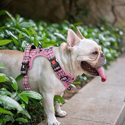 PoyPet Plaid Dog Harness Large, No Pull Vest - Image 7