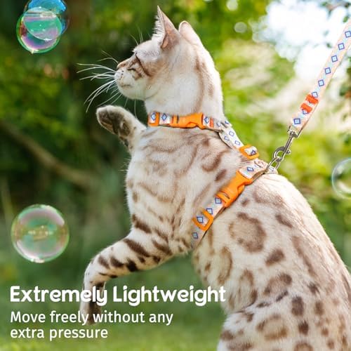 Dooradar Cat Harness and Leash Set, Adjustable Pet Straps - Image 3