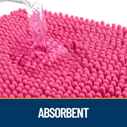 OLANLY Dog Door Mat for Muddy Paws 59x24, Super Absorbent Chenille Mud Mat - Image 3