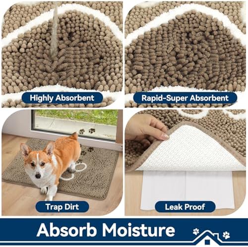 Bcoimo Super Absorbent Dog Door Mat - Image 4