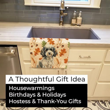Caroline's Treasures Poodle Dogs Kitchen Towel 15x25 in - Image 5
