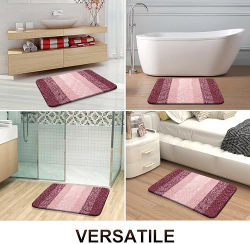 OLANLY Bathroom Runner Rug 44x24, Extra Soft Absorbent Microfiber Bath Rugs - Image 6