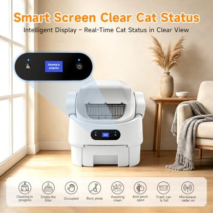 Automatic Cat Litter Box, Self Cleaning, Safety Sensors - Image 3