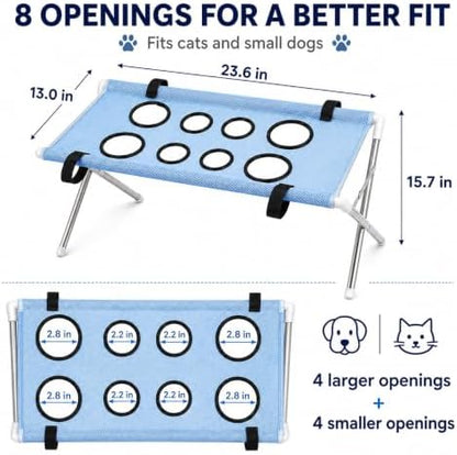 Pet Grooming Hammock with Stand, Foldable Dog Bath Table - Image 3