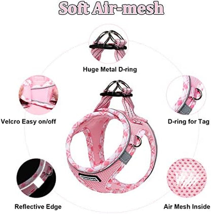 Mercano Soft Mesh Dog Harness and Leash Set, Step-in Reflective Breathable - Image 3