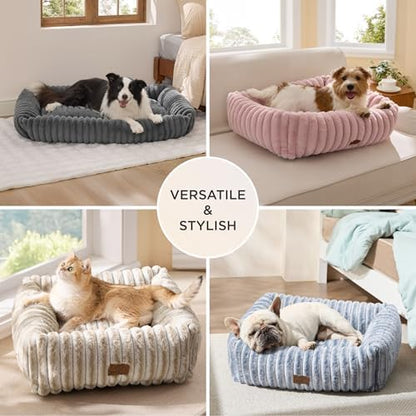Bedsure ComfyFleece® Dog Bed for Small Medium Dogs Washable, 25in Amphora - Image 3