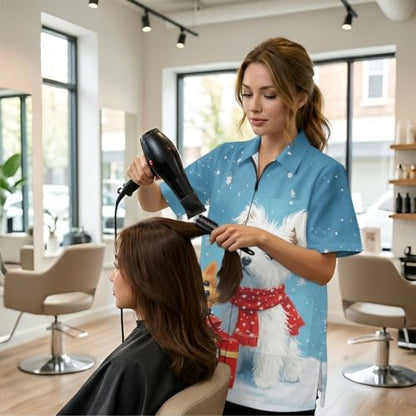 Funny Print Barber Jackets & Smocks - Image 5