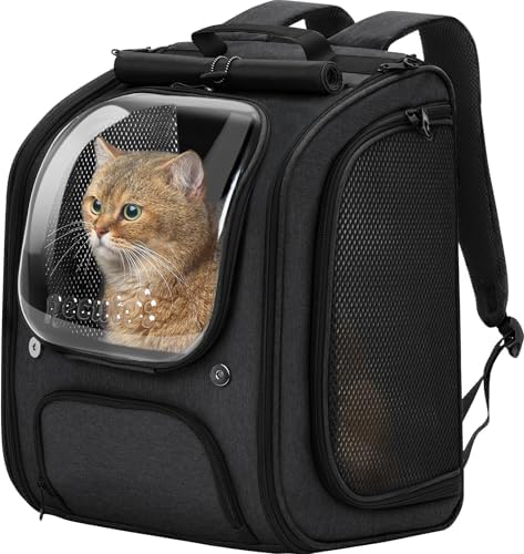 Pecute Cat Backpack Carrier, Large Space Cat Bubble Backpack by pecute