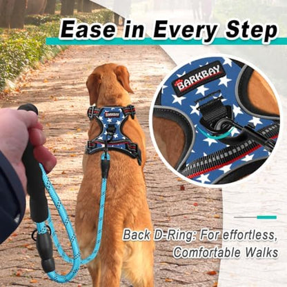 BARKBAY Dog Harness for Small Sized Dog No Pull 2 Leash Clips Dog Vest - Image 3