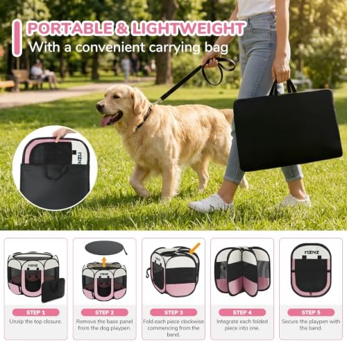 Dog Cat Small Animal Puppy Playpen Crate - Image 3
