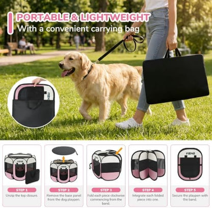 Dog Cat Small Animal Puppy Playpen Crate - Image 3