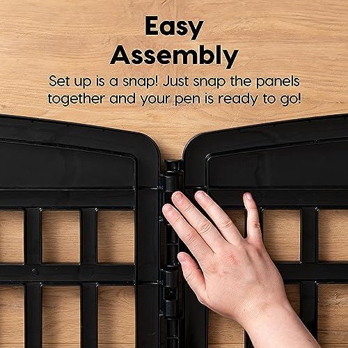 IRIS USA 4-Panel Dog Playpen, Pet Enclosure - Image 6
