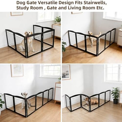 ZJSF Freestanding Foldable Dog Gate - Image 4