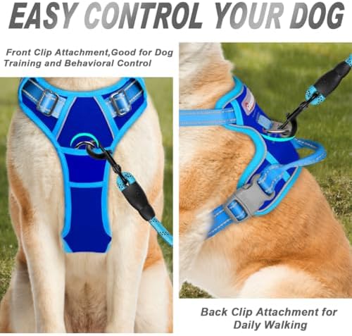BARKBAY Dog Harness No Pull for Large Dogs Front Back Clips, Dog Vest - Image 2