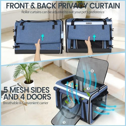 Petskd Double Extra Large Cat Carrier - Image 5
