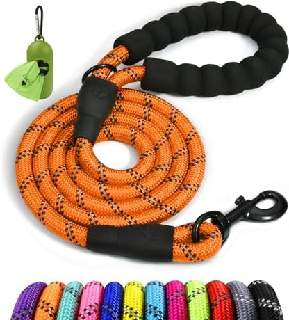 Taglory Rope Dog Leash for Medium Large Dogs, 4 FT Padded Handle by Taglory