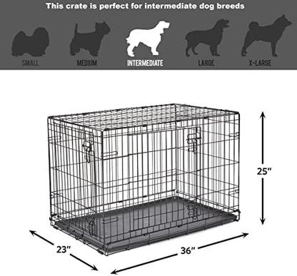 New World by Midwest 36-Inch Double Door Crate, M-L Breeds, 41-70 lbs - Image 7