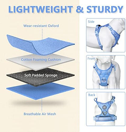 PoyPet No Pull Dog Harness, Reflective Vest - Image 3