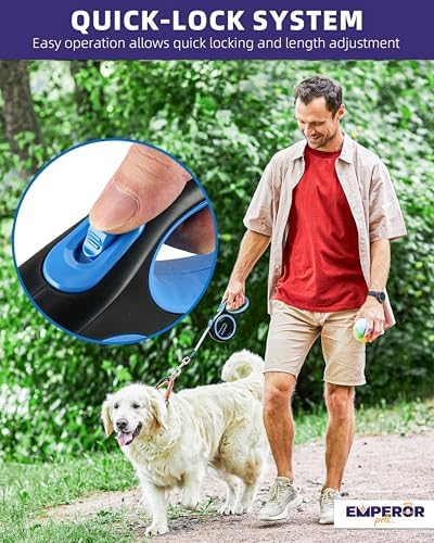 Emperor Pets Retractable Dog Leash, 26 ft - Image 3
