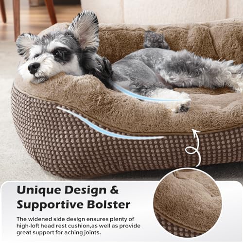 INVENHO Small Dog Bed Washable Orthopedic Calming Warming Durable Pet Bed - Image 4