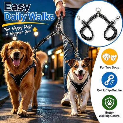 Double Dog Leash 360 Swivel Tangle Free - Image 4