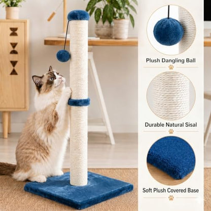 Dimaka 29" Tall Cat Scratching Post, Claw Scratcher - Image 4