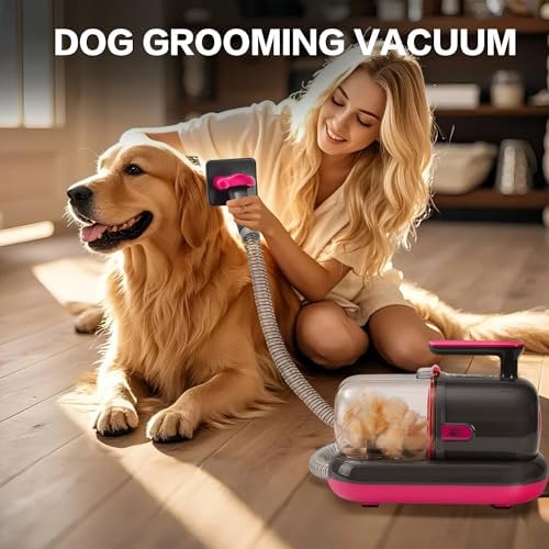 Dog Grooming Vacuum Kit, Dyson-Style Gray - Image 4