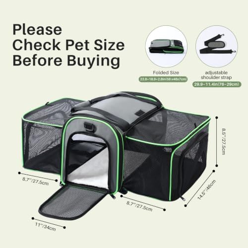 Gardner Pet Large Expandable Cat Carrier - Image 2