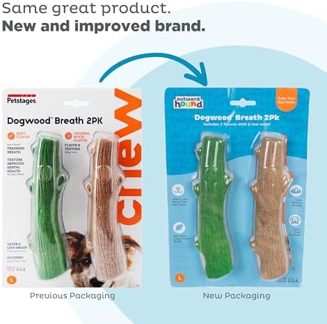 Dogwood Breath Stick Dog Chew Toy - Image 2