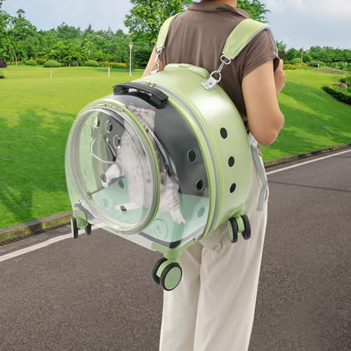 Rolling Pet Carrier, Cat Carrier - Image 4