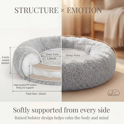nononfish Comfortable Donut Dog Bed - Image 4