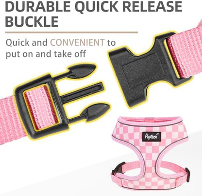 PUPTECK Small Dog Harness and Leash Set No Pull - Image 4
