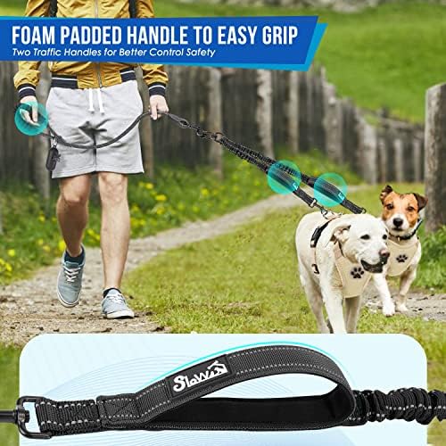 Lukovee Double Dog Leash, Reflective Heavy Duty Lead, No Tangle - Image 3