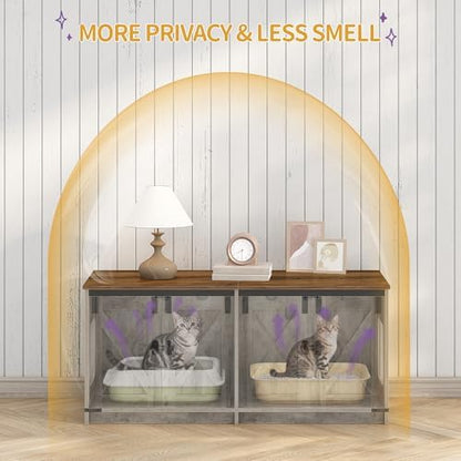 Hzuaneri Cat Litter Box Enclosure - Image 4