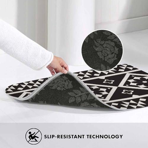 Geometric Ethnic Pattern Bath Mat - Image 5