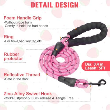 BEAUTYZOO Dog Harness Medium Sized and Leash Set, No Pull Pet Vest - Image 4