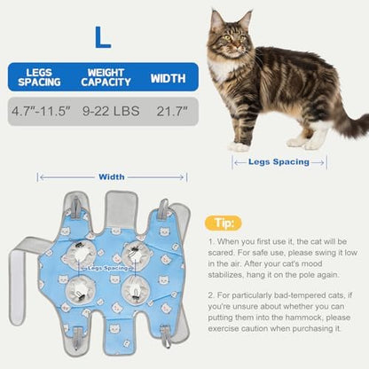 Supet Cat Grooming Hammock Harness - Image 5