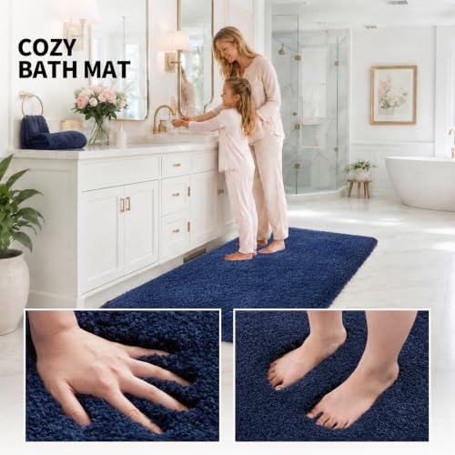 ILANGO Bathroom Rugs 24" × 17", Extra Soft Absorbent Microfiber Bath Rugs - Image 5