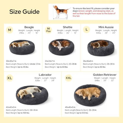 Bedsure SupportMax® Calming Dog Bed Medium Size Dog Washable Pet Bed - Image 6