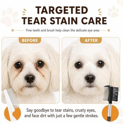 Flea Comb for Cats and Dogs, 7 Pack Professional Pet Grooming Comb Set - Image 4