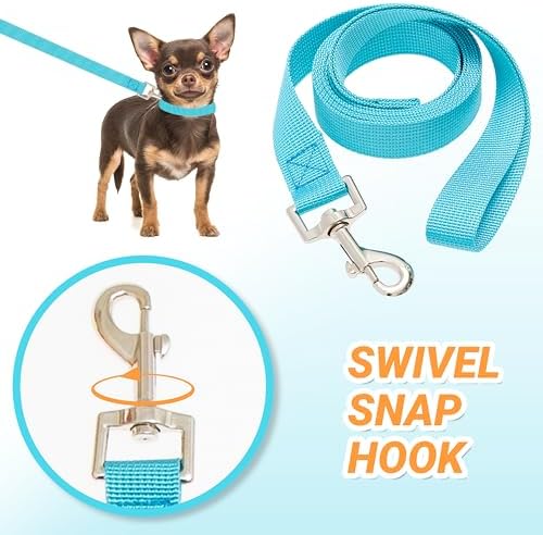 24 Pack Bulk Dog Leashes, 6FT Pet Lead Leash - Image 3