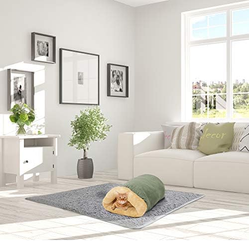 4 in 1 Self Warming Burrow Cat Bed Hideway Sleeping Cuddle Cave - Image 7