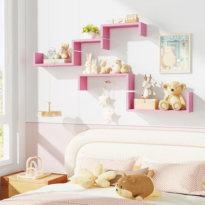 SRIWATANA Pink Floating Shelves - Image 3