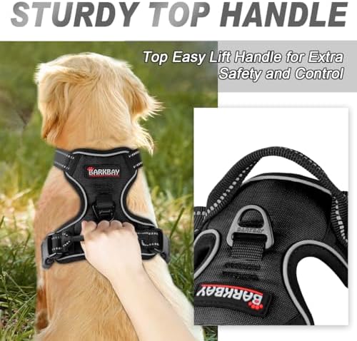BARKBAY Dog Harness No Pull for Small Sized Dog Front Back Clips, Dog Vest - Image 3