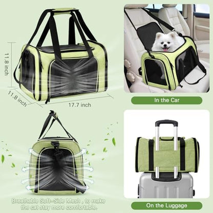 Cat Carrier Soft-Sided & Folding Travel Litter Box - Image 3