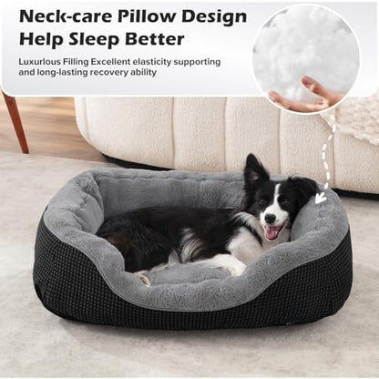 INVENHO Small Dog Bed Orthopedic Warming Soft Calming Sleeping Durable - Image 3