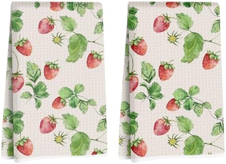 Strawberry Gifts Kitchen Towels by NISTOMISU