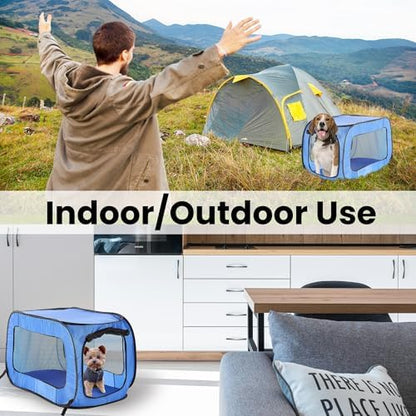 Portable Collapsible Pop Up Kennel - Image 6